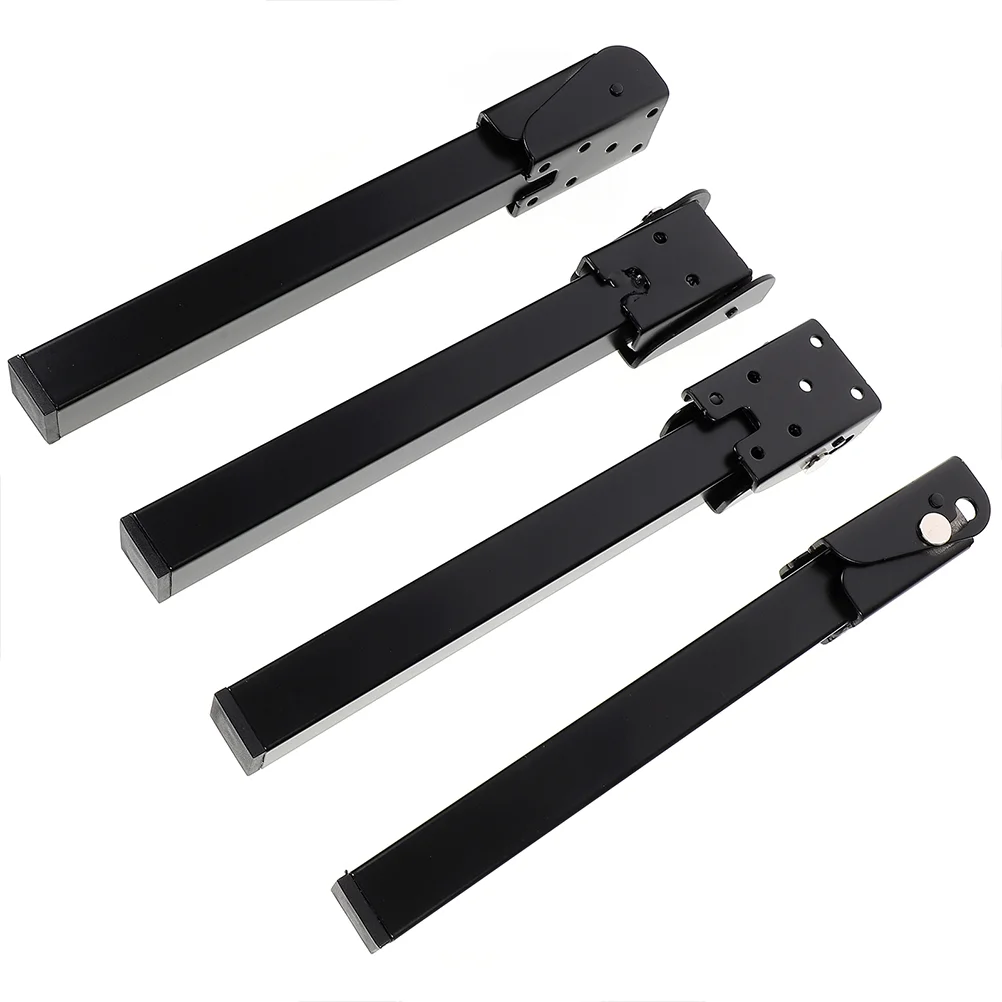 

4 Pcs Square Tube Base Laptop Table for Bed Desk Leg Small Legs Support Adjustable Computer Iron Accessories Furniture Folding