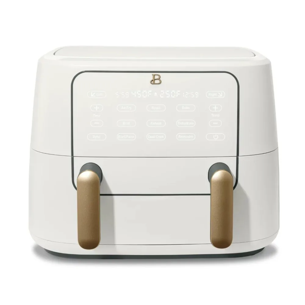 2023Biu. 9 qt TriZone Air Fryer, White Icing by Drew Barrymore