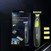 MLG Washable Rechargeable Electric Shaver Beard Razor Body Trimmer Men Shaving Machine Hair Face Care Cleaning Clippers for Men 1