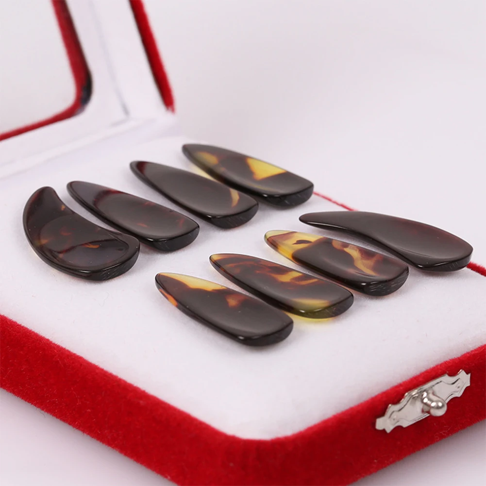 

8PCS/Set Guzheng Picks Celluloid Nails Finger Pick Musical String Instrument Accessories For Children Younger Than 8 Years