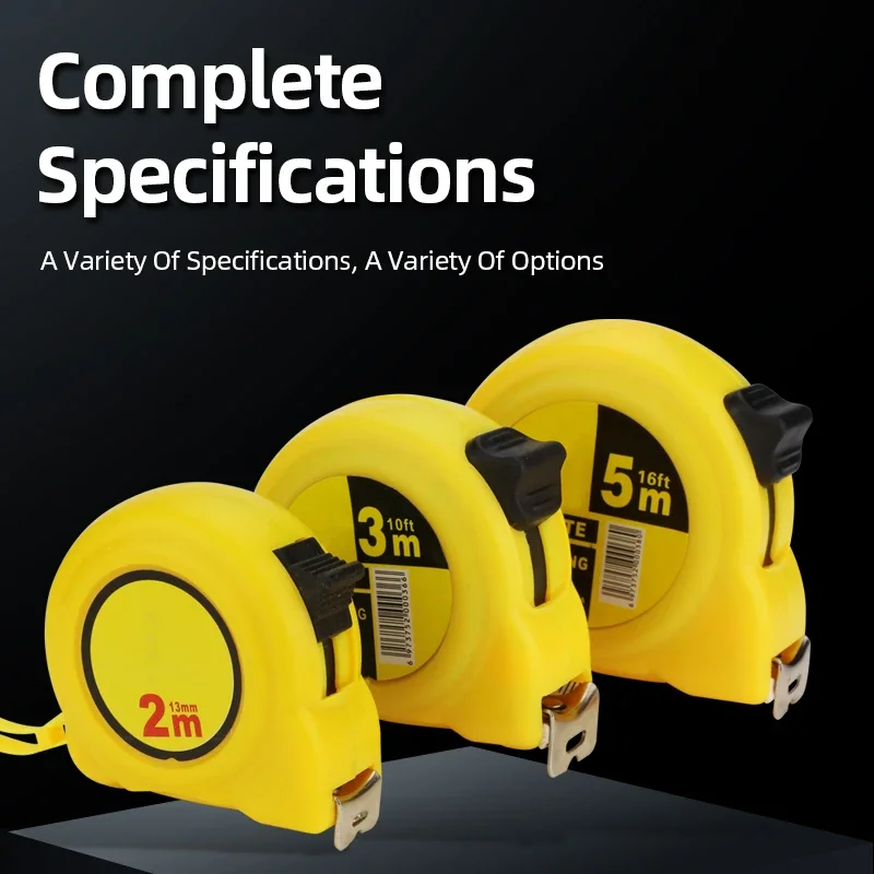 Tape Measure 2M 3M 5M Metric Steel Measuring Ruler Distance Measuring Tool Meter Ruler Steel Tape Length Metal Tools