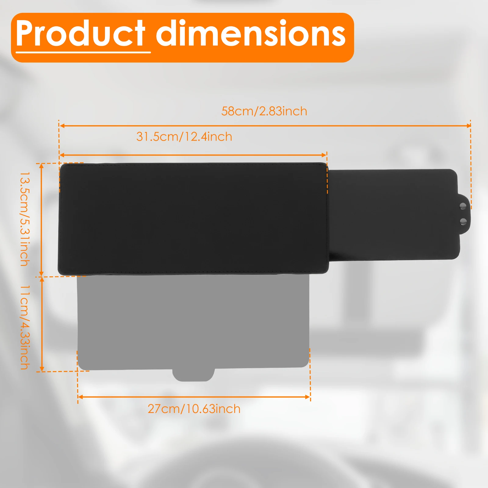 Universal Car Visor Extender Sun Blocker Anti Glare Shield
