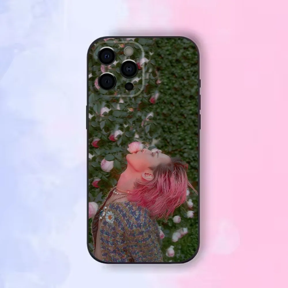 Kpop GD G-Dragon Silicone Phone Case - Soft Black Cover