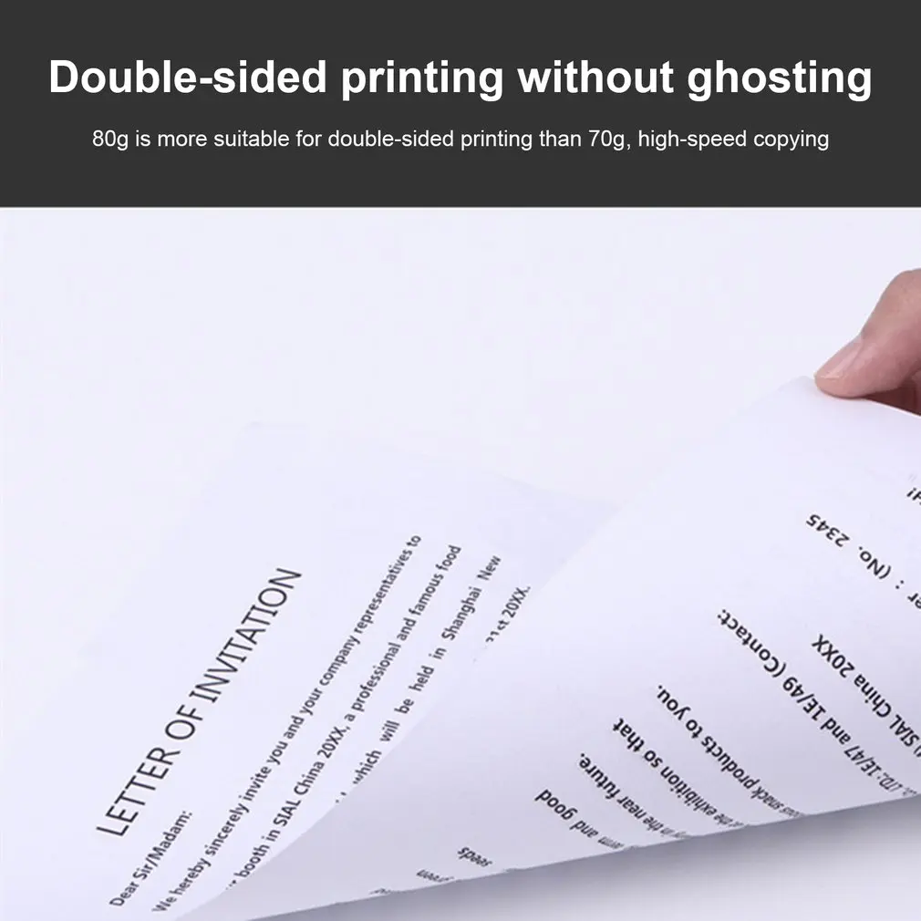 A4 Printing Paper Smooth 1 Ream(500 Sheets) Multipurpose Copy Printer Paper  for Memos Home Office Printing Communications Flyers - AliExpress