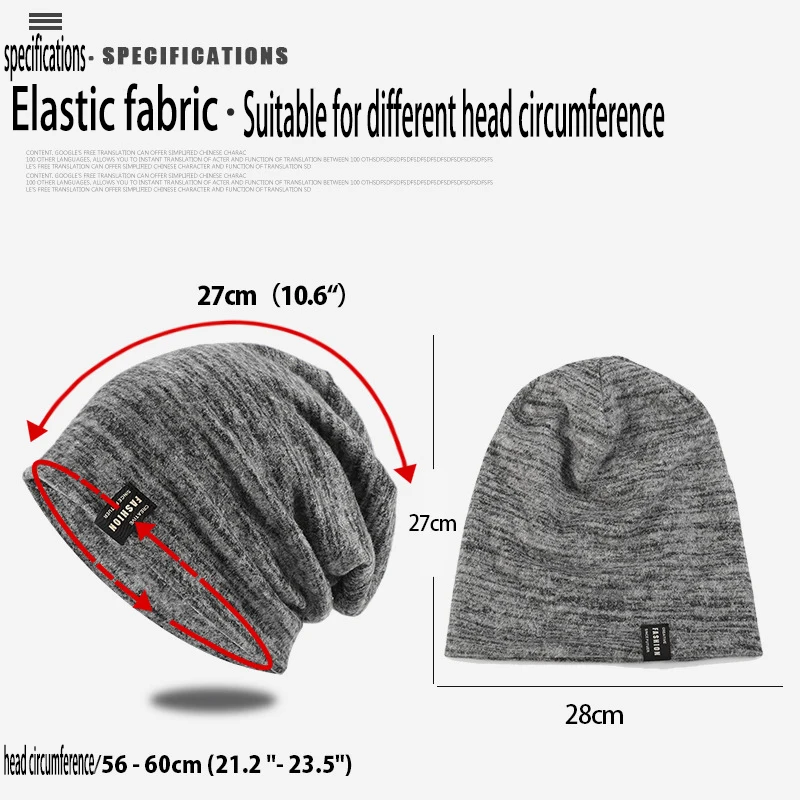 New Autumn Winter Children Warm Knit Hat Solid Color Joker Wool Hat Mens Baotou Hat Korean Version Of Men's Women's Pullover Hat 2