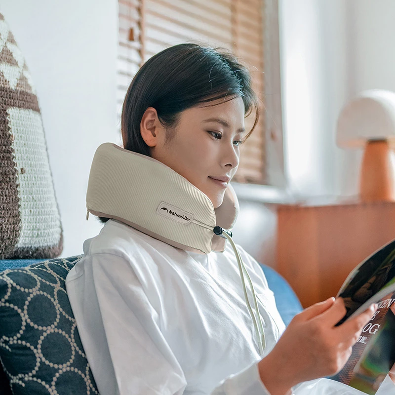 Naturehike Memory Foam Neck Pillow Cervical Vertebra Travel Portable Noon Break Aircraft U Type Of Pillow Sleep Camping