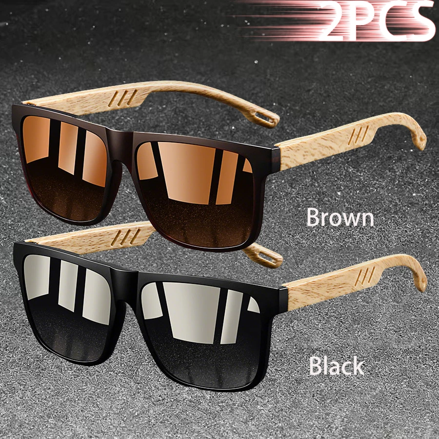 Vintage Square Frame Sunglasses - Unisex Luxury Designer UV400 Eyewear
