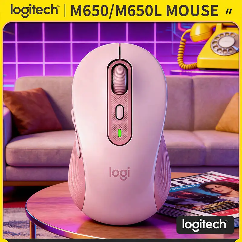 Logitech M650/M650L Wireless Mouse - Sustainable Build, Dual ...