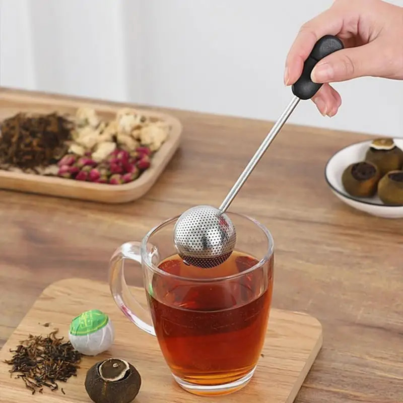 Tea Ball Strainer Stainless Steel Tea Leak Maker Accessories For Drinkers Loose Leaf Infuser Diffusers For