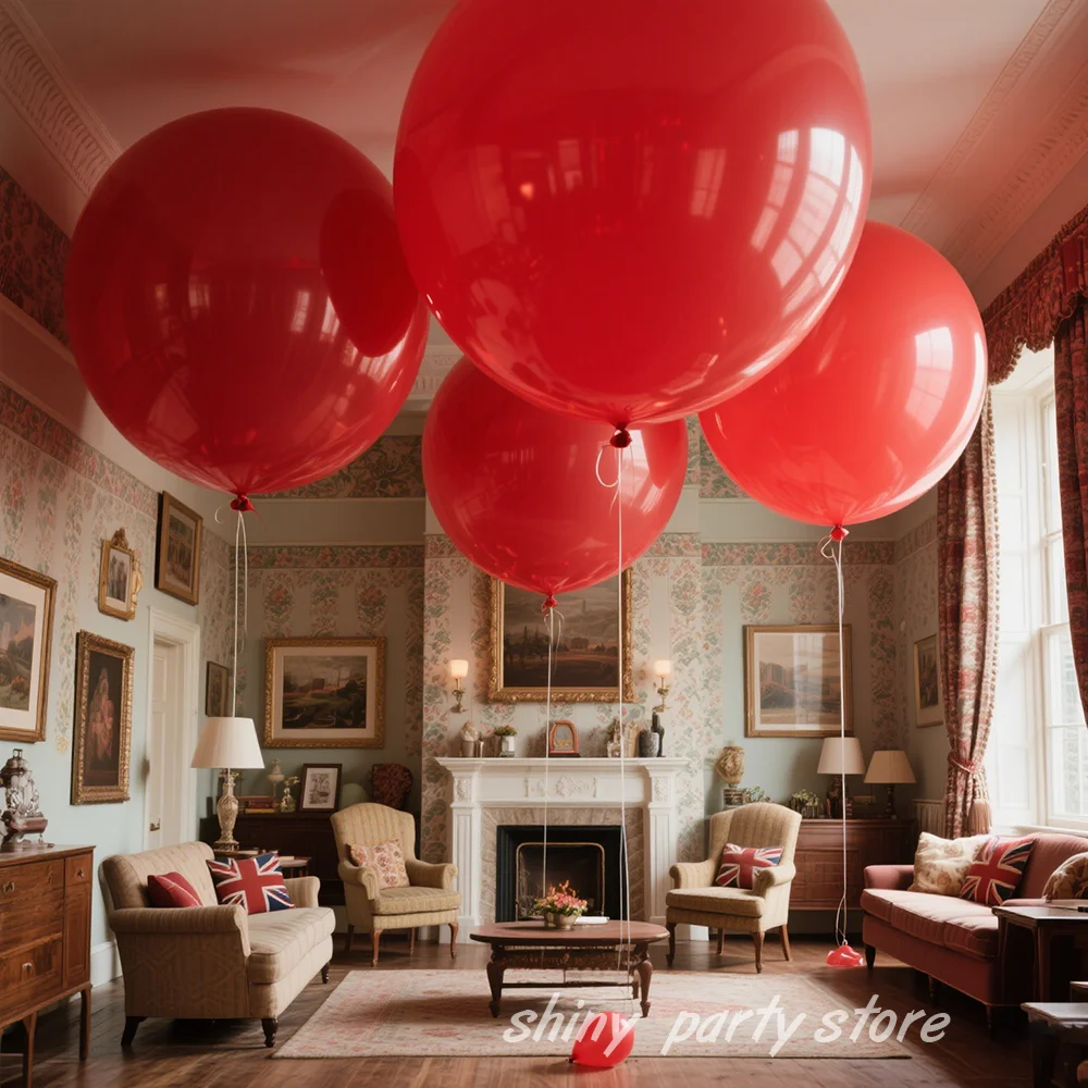 90cm Großer Ballon 25g Dick Dekorationsballons für Hochzeit Babyparty Geburtstag Eröffnungsfeier Heliumballon Spielzeug