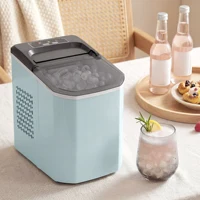 Machine à glaçons autonettoyante Homcom 12 kg/24h, 9 glaçons en 7 min, bleu clair 2