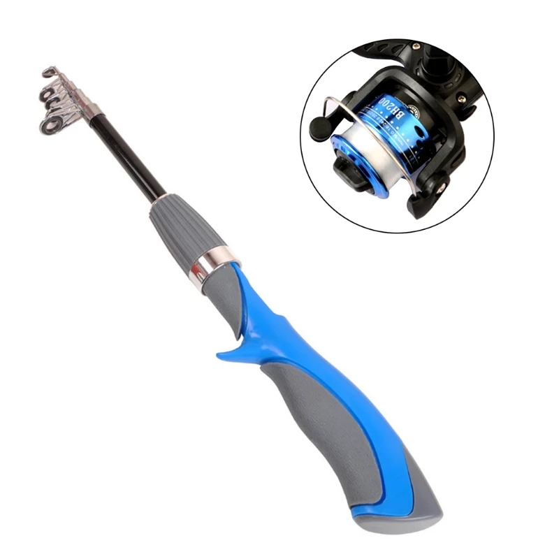 

Fishing Rod and Reel Combos GRP Material Telescopic Fishing Rod with Reel Combo