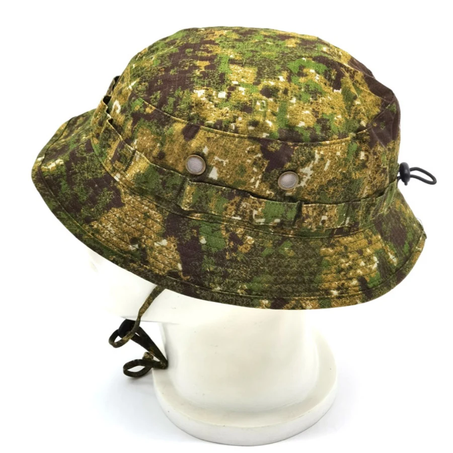 QILZO Cappello da Pioggia Impermeabile Pieghevole Cappello da Pescatore per Uomo e Donna con Fodera Interna Ideale per l'escursionismo, Gli Sport all'Aria Aperta (2 unità, Colore Nero