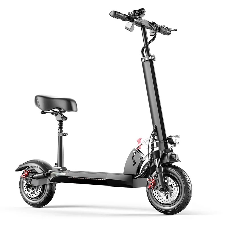 

EU USA Warehouse 800W Powerful 50KM/H 48V Scooter Foldable Electric Scooter For Adults With Seat Range of 50km