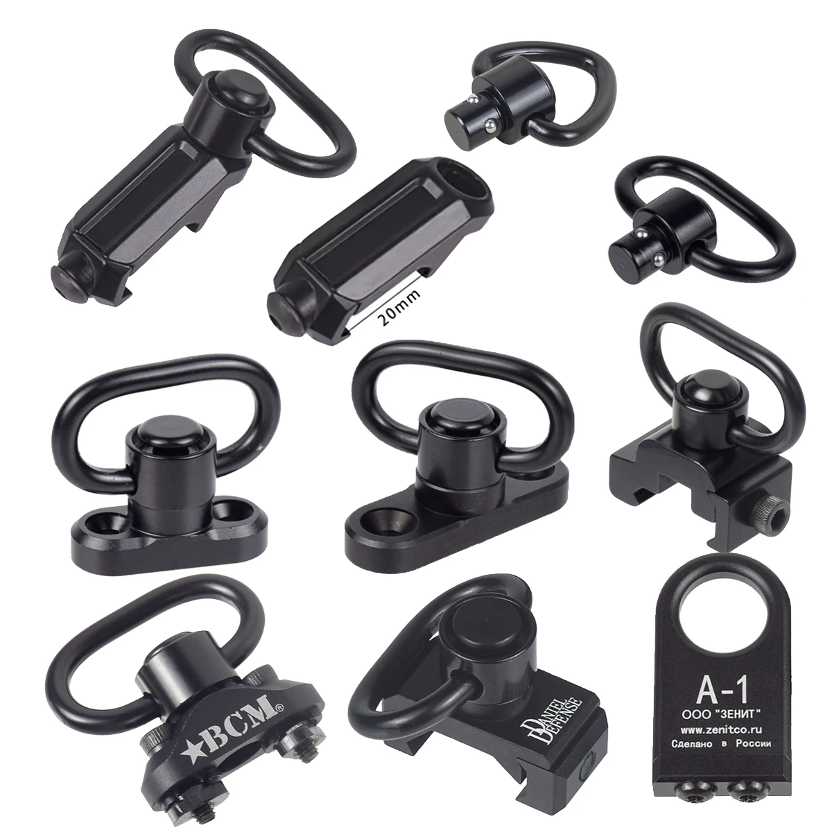 Tactical Quick Release Sling Mount for Hunting Accessories