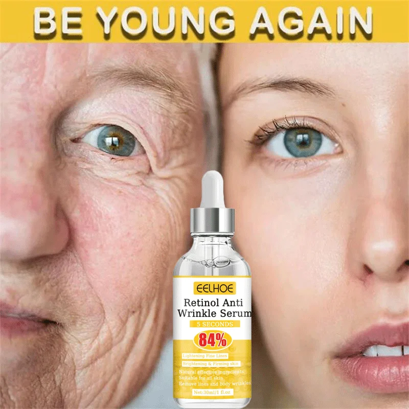 Retinol Wrinkle Remover Face Serum Firming Anti Aging Essence Fade Fine Lines Whitening Moisturizing Skin Care Korean_voghion.com