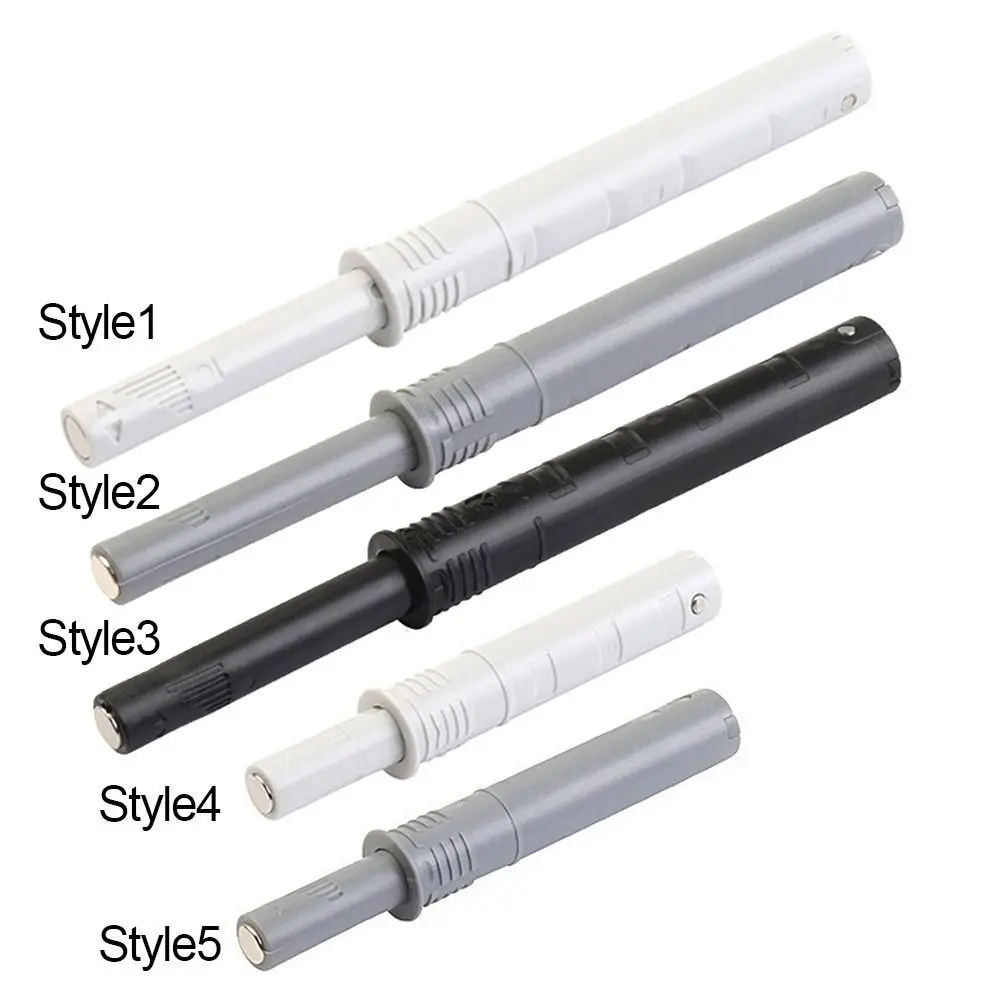 Door Bouncer Damper Concealed Door Stopper Home Soft Quiet Closer Cabinet Suction Furniture Accessories 5Pcs door closer door stops cabinet door buffer