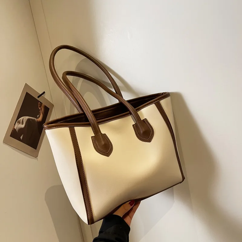 

Женская сумка-тоут в стиле ретро, роскошная дизайнерская сумка через плечо, модная вместительная сумка для покупок, 2024