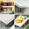plastic storage bins with lids-76Quart large foldable storage containers,Durable stackable storage drawers for bedroom 5