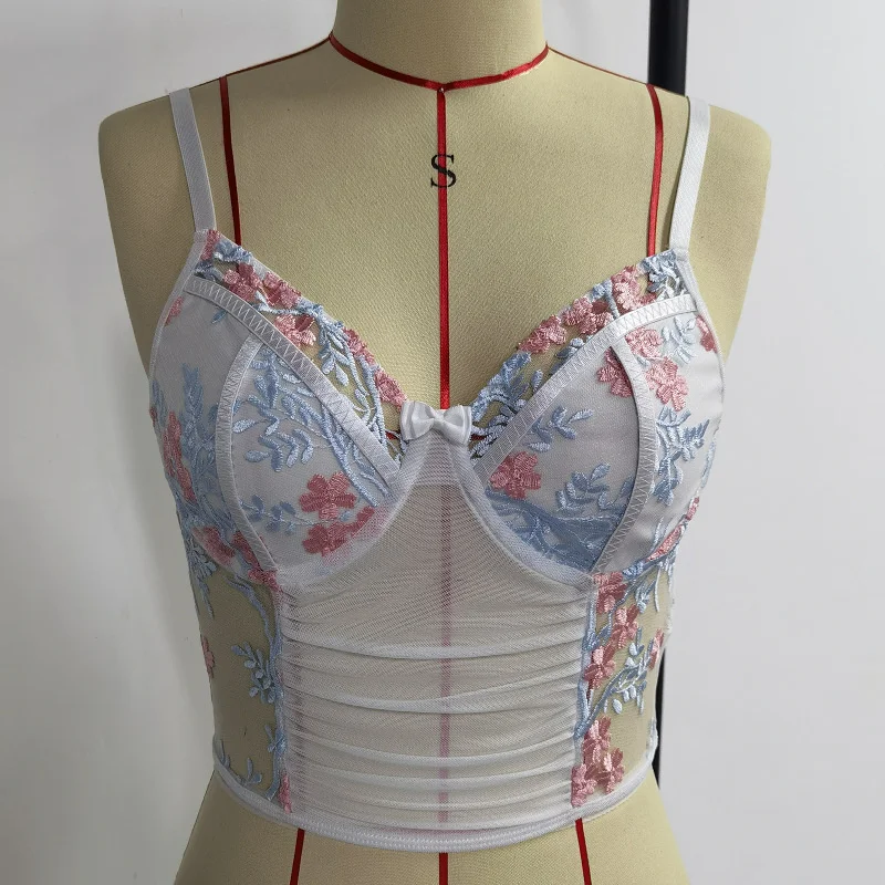 Summer Lingerie Sexy Shaper Women Corset Top Club Ropa Blusas Ladies Crop Bustier Faja Underbust Woman Clothing Camiseta Mujer