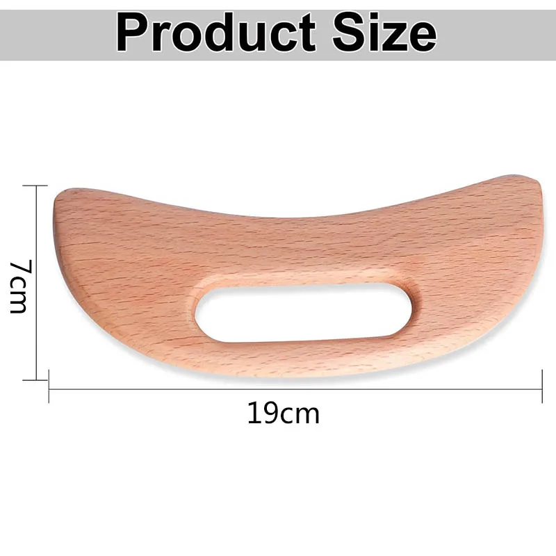 Portable Wooden Gua Sha Board Tool For Body Lymphatic Drainage Massager Manual Massage Scraper For Back Arm Leg Muscle Relax