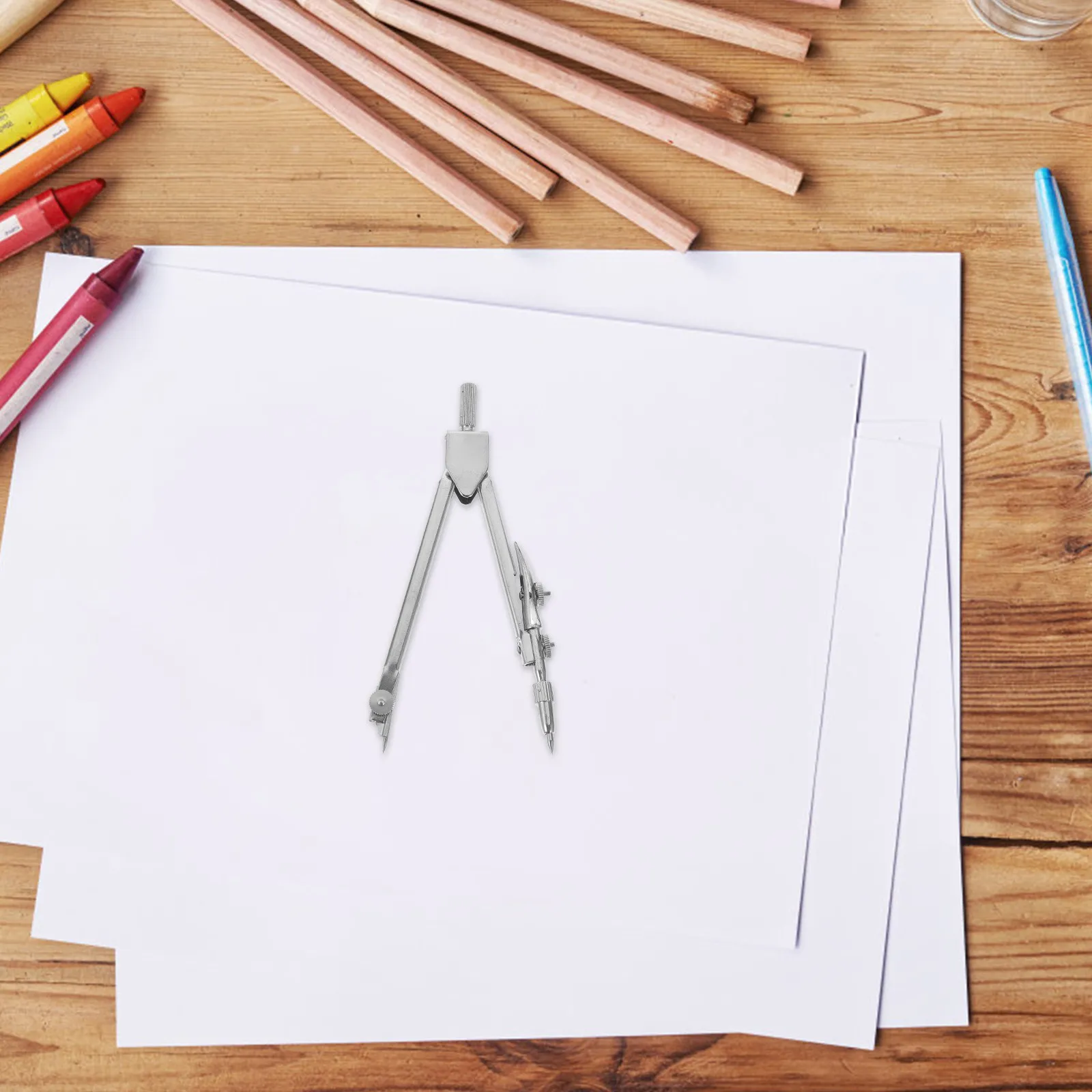 2개입 활형 나침반 - 종이 및 직물용 기능 표시 게이지 스크라이빙 도구