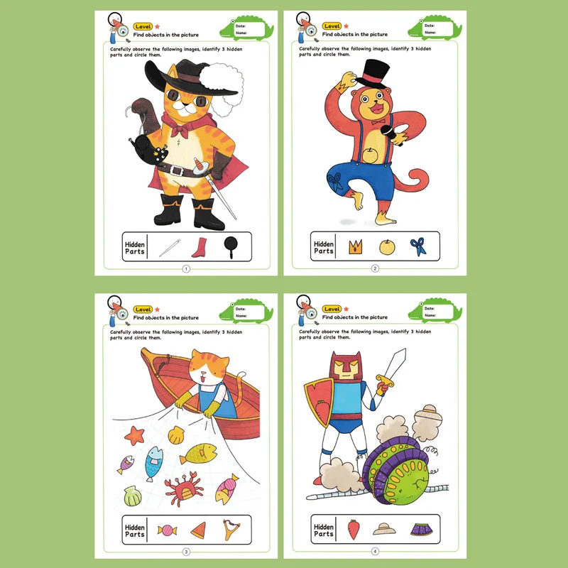 Interactive Children's Activity Book: Hidden Item & Pattern Discovery Adventure