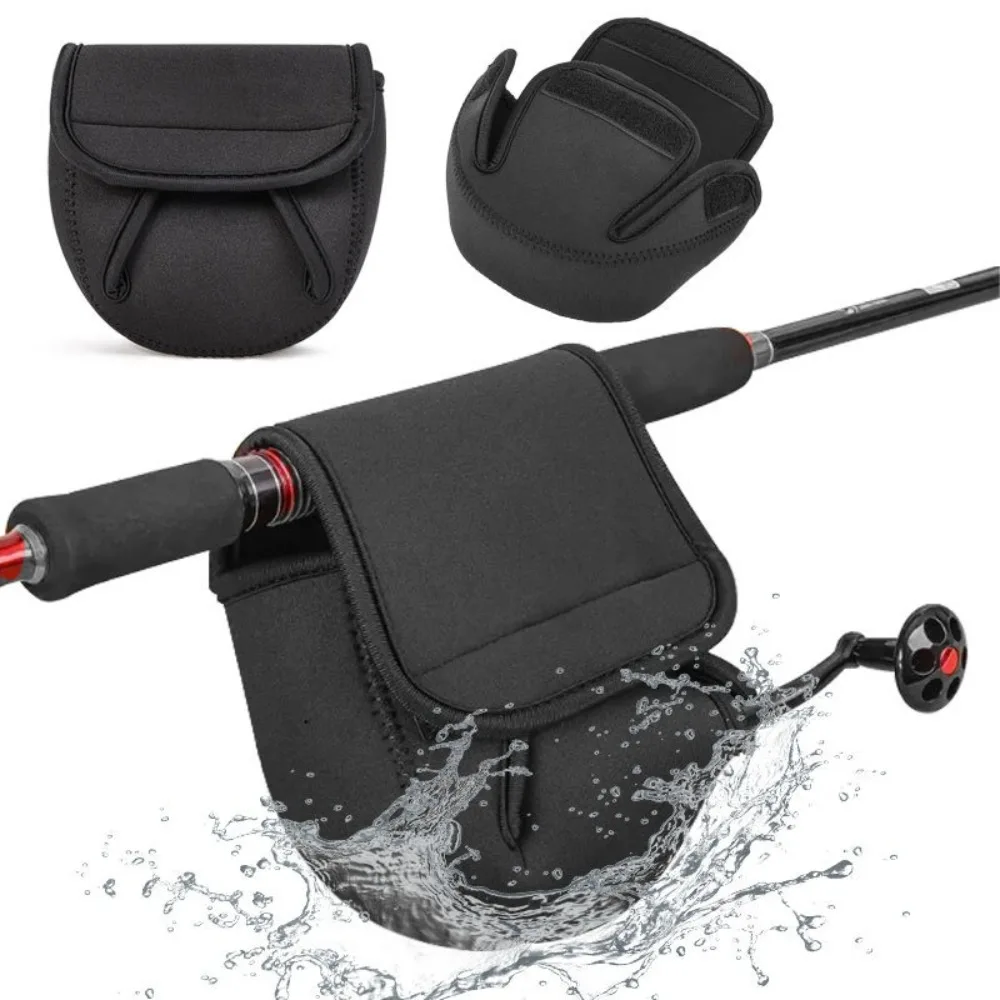Durable S/M/L Spinning Fishing Reel Cover Waterproof Neoprene Reel Bag Protective Case Water Drop Storage Wheel Package Storage