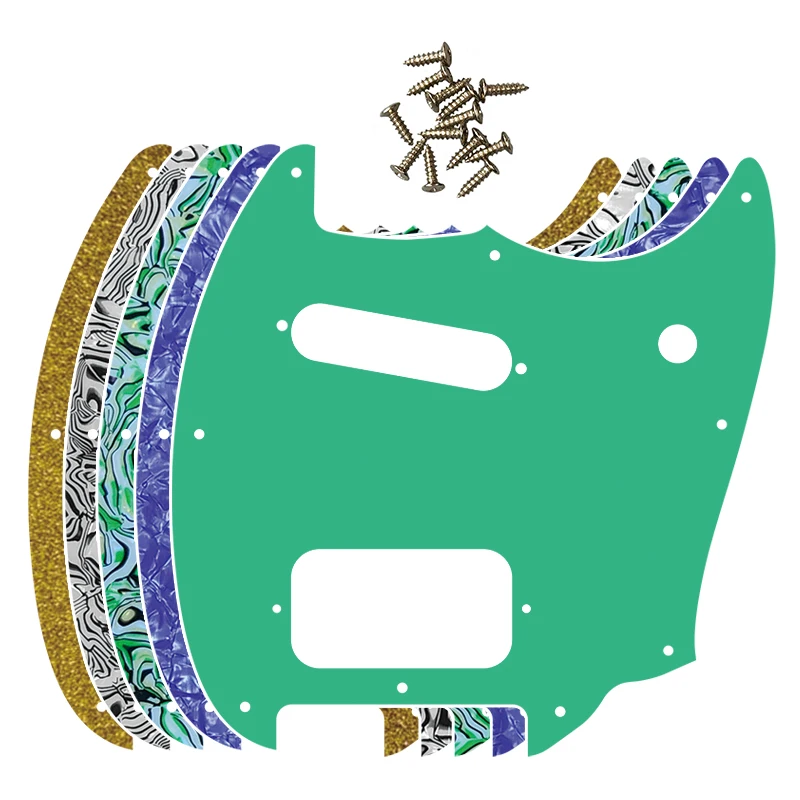 Parti Di Chitarra Personalizzate Pleroo-Per Noi Squier Bullet Mustang Sh Humbucker Pickup Piastra Antigraffio Battipenna Chitarra Opzioni Multicolori