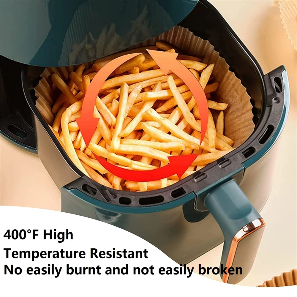200 Pcs Air Fryer Disposable Paper Liners Air Fryer Inserts Round