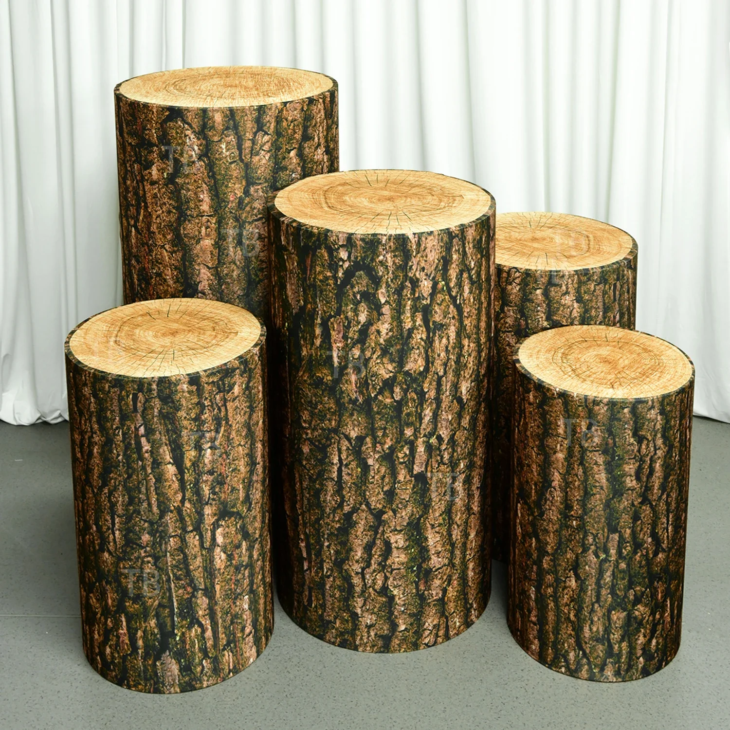 WoodenForestThemePartyCylindricalCoverElasticDessertCakeTableCoverforBabyShowerKidsBirthdayWeddingEventDecor-AliExpress15