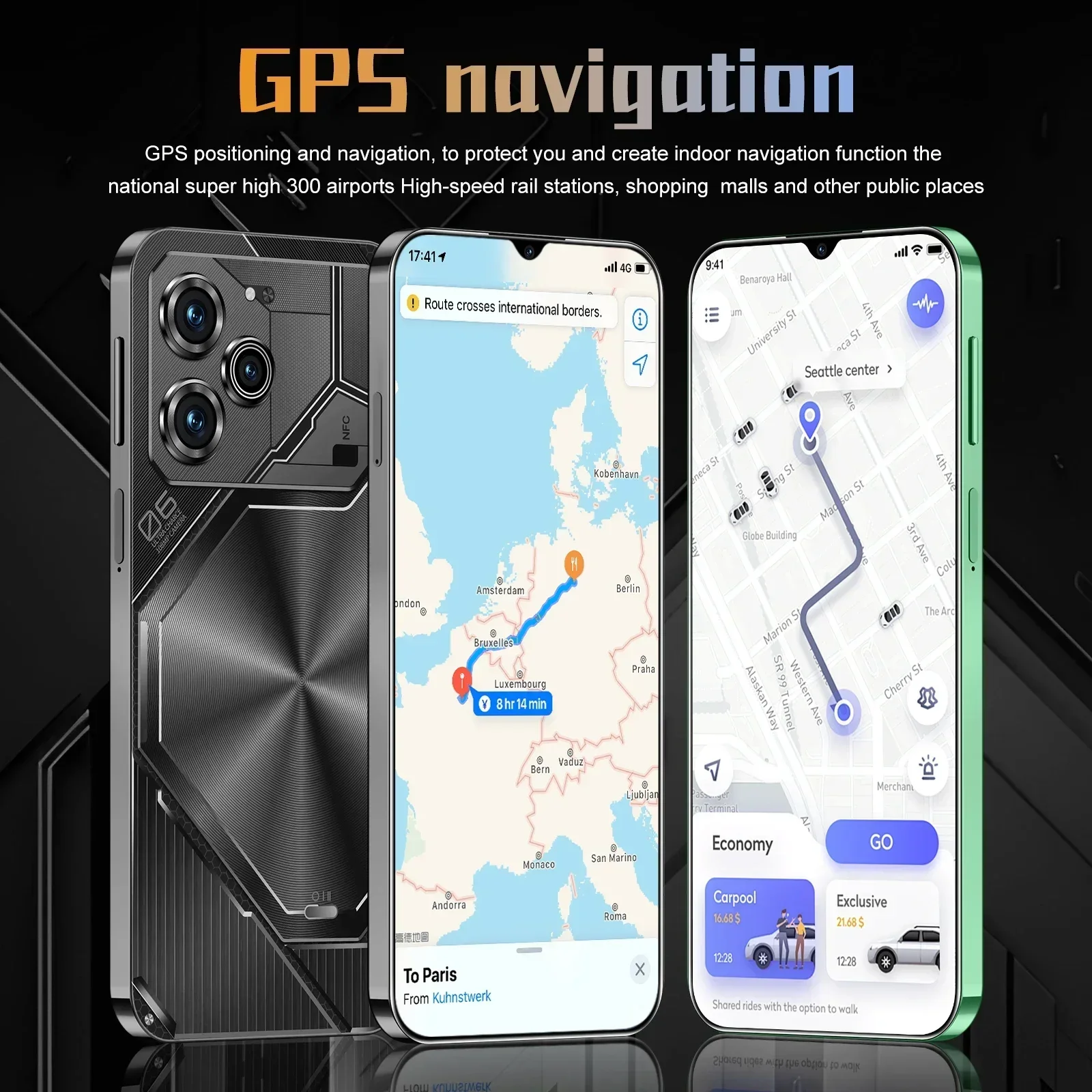Original Pova 6 Pro Smartphone 5G Snapdeagon8 Gen3 7.3inch 22G+2T CellPhone Dual SIM MobilePhone 50+108MP Android14 Unlocked NFC 6