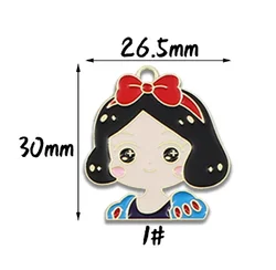 Set of 10 Colorful Cartoon Enamel Charms for Jewelry Making and DIY Projects (4)
