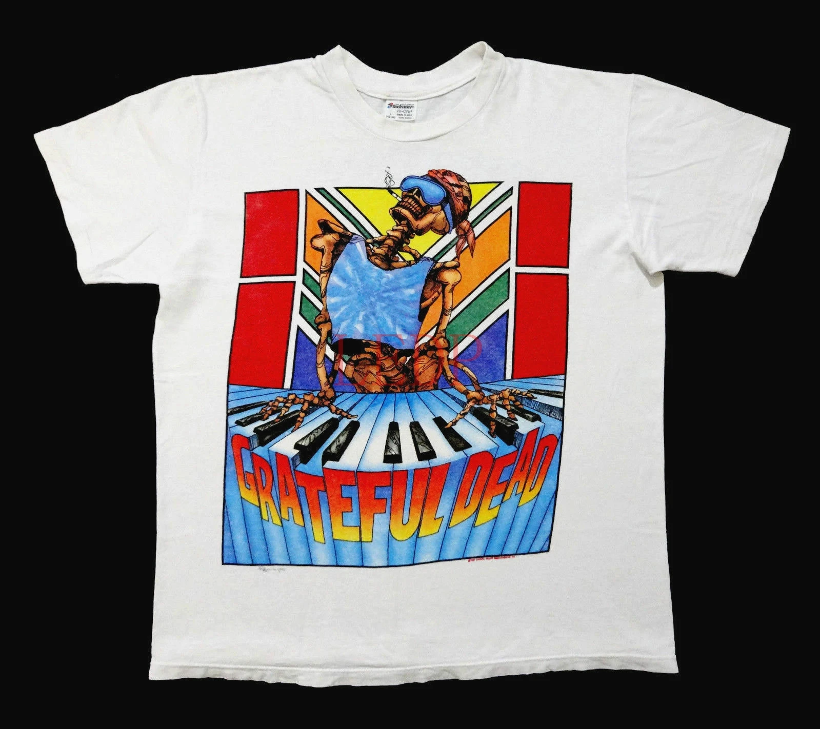 

Vintage Grateful Dead 1989 Summer Tour Keyboard T-Shirt
