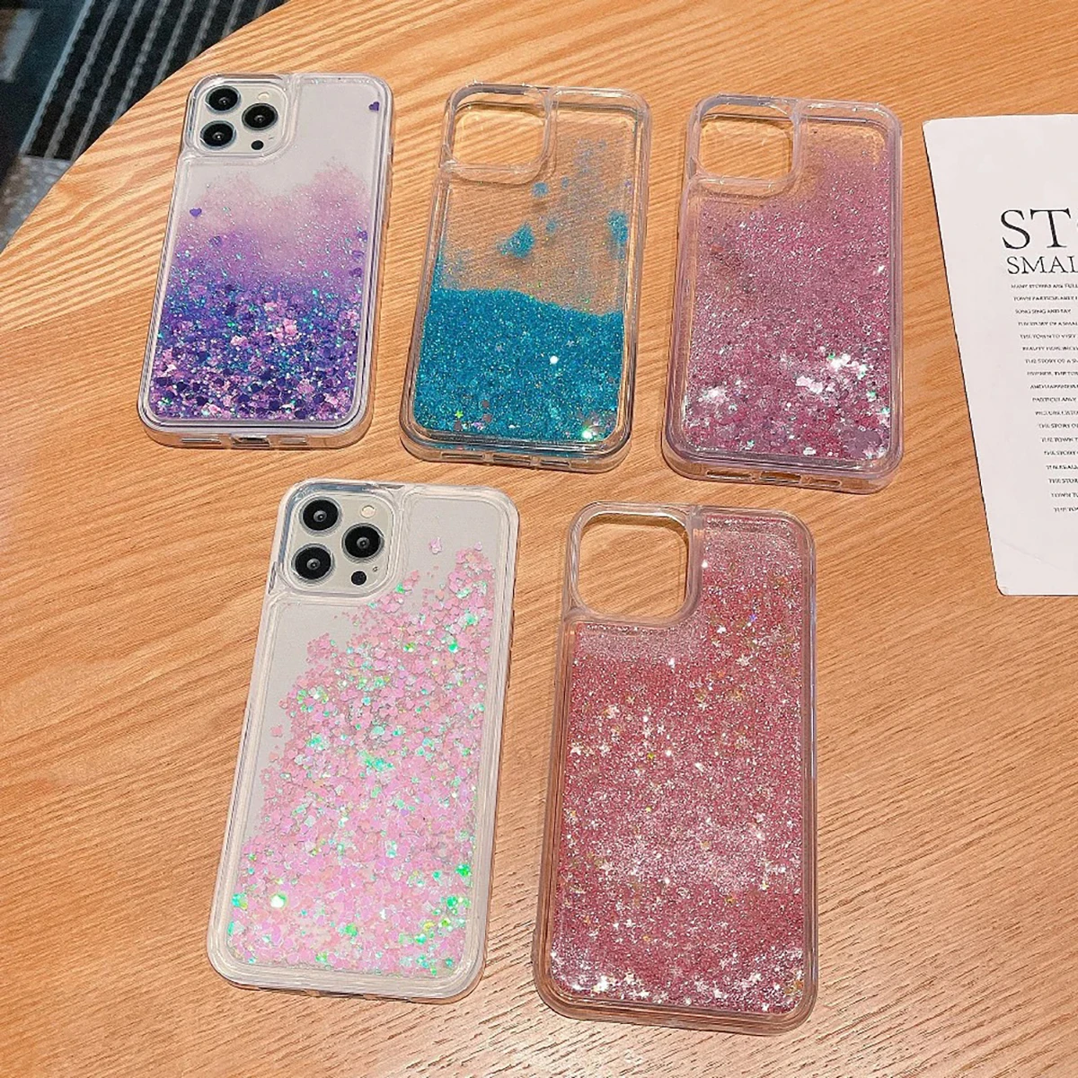 Glitter Dynamic Liquid Quicksand Phone Case For OPPO A57 A77