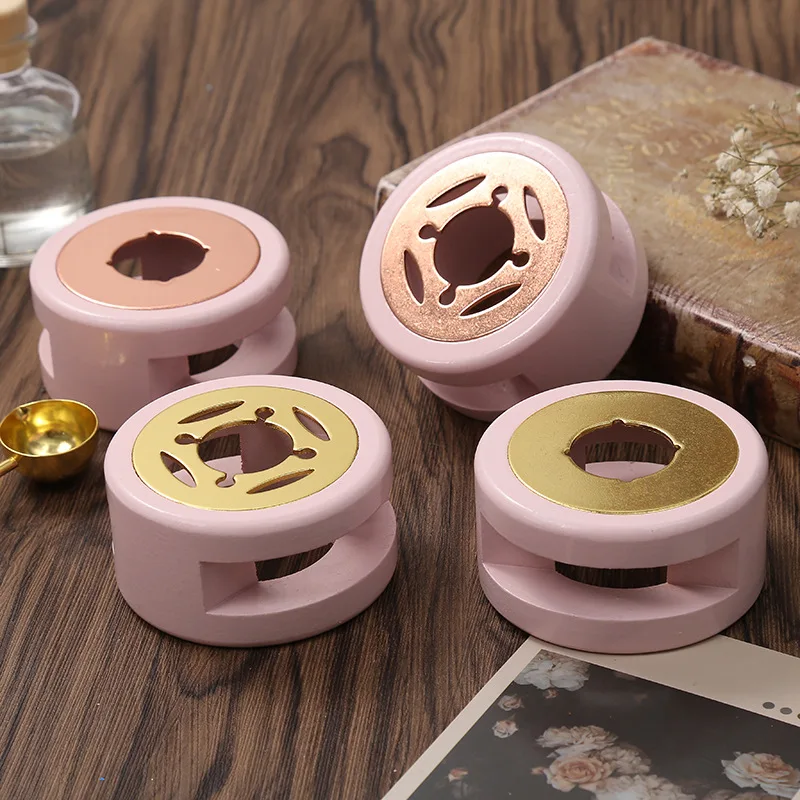 Description Picture 4 of itemRetro Solid Wood Sealing Wax Burner Sealing Wax Melting Pot Wax Seal Holder Spoon Wax Heater Furnace Stove DIY Craft Supplies