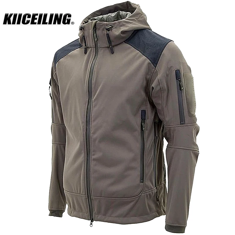 

KIICEILING ISG 2,0 флисовые зимние куртки для мужчин, тактическая куртка, Мужская куртка, термоуличная одежда, куртка-бомбер, одежда