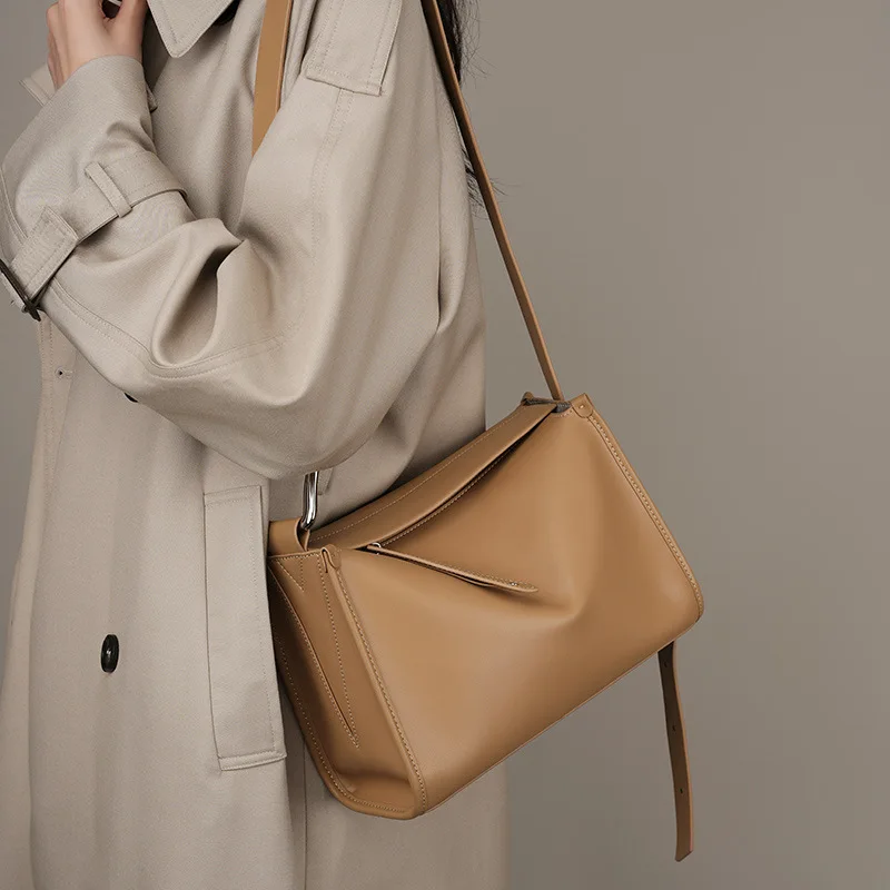 LOEWE Puzzle Small Smooth Leather Bag in Tan | COCOON