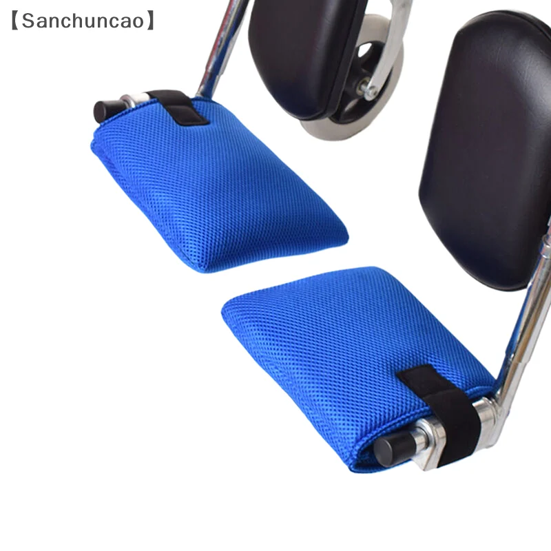 Wheelchair Footrest Pads Footplate Protector Pad Leg Rest Cushion Foot Protection Pads For Preventing Foot Being Scratched