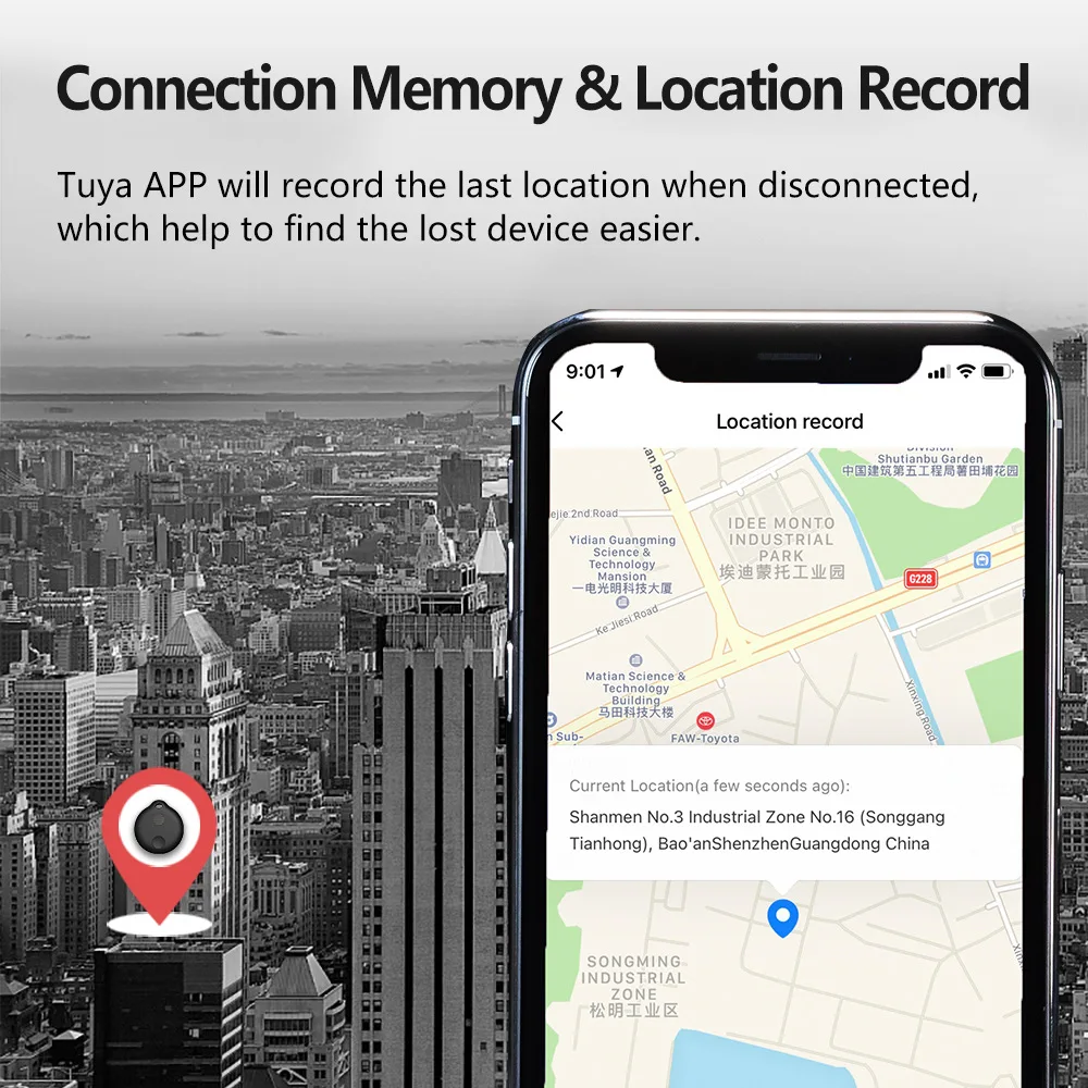 Tuya Bluetooth Smart Tag Anti Lost Finder Wireless GPS Tracker Alarm Stuff 2 Way Search Suitcase
