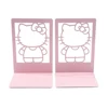 1pc Hello Kitty Book End Pink Heavy Duty Bookends Metal Bookend Office Supplies for Book Lovers Book Rack Home Office Book Stand 1
