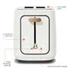 Beautiful 2 Slice Touchscreen Toaster, White Icing by Drew Barrymore 5