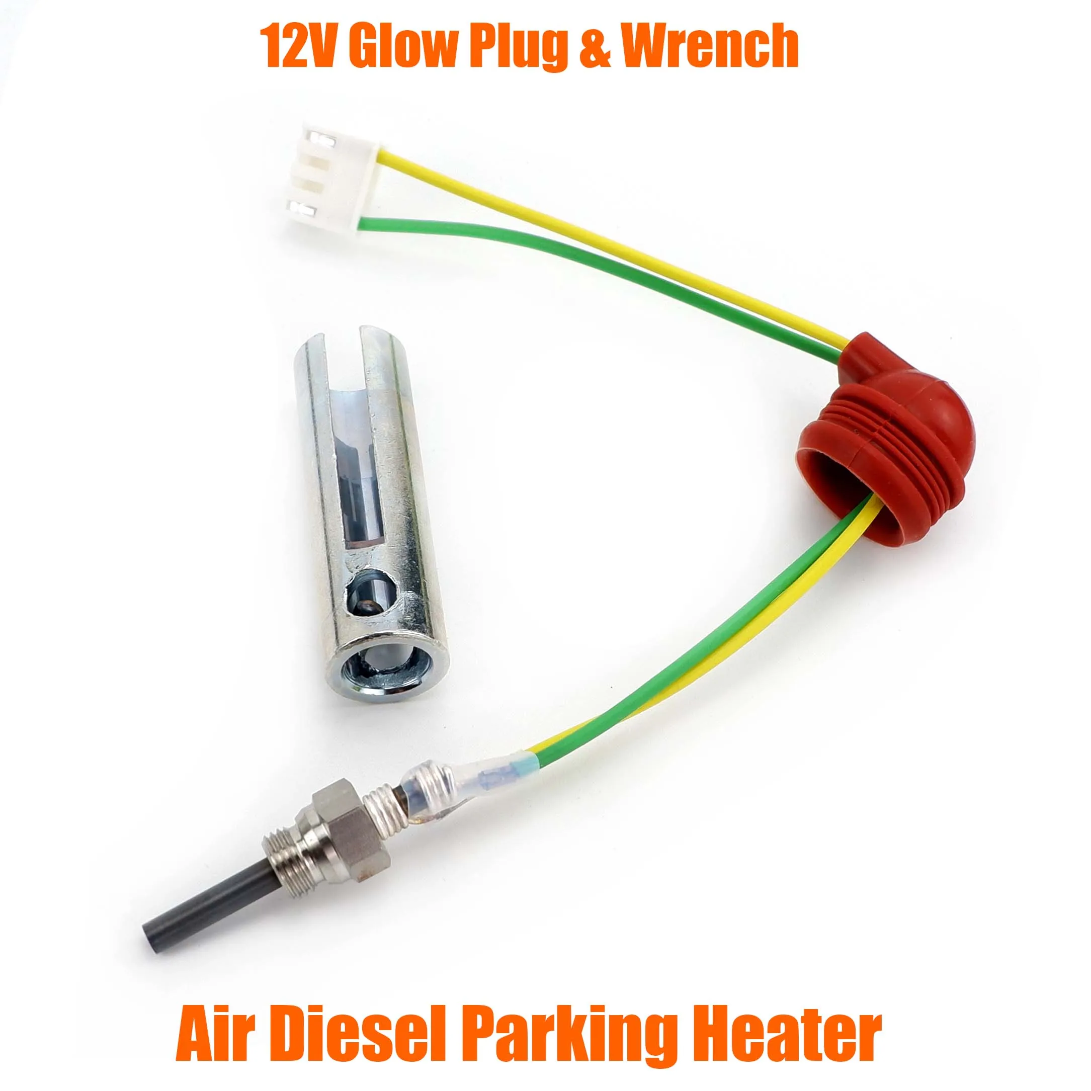 Air Diesel Heater 12V Ceramic Glow Plug Ignition Wrench for Webasto Eberspacher 3-8kw for air heater