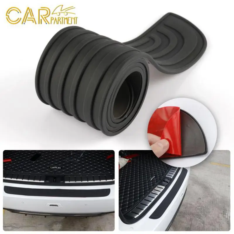 Anti scratch Car Rear Bumper Protector Universal Trunk Bumper Strip