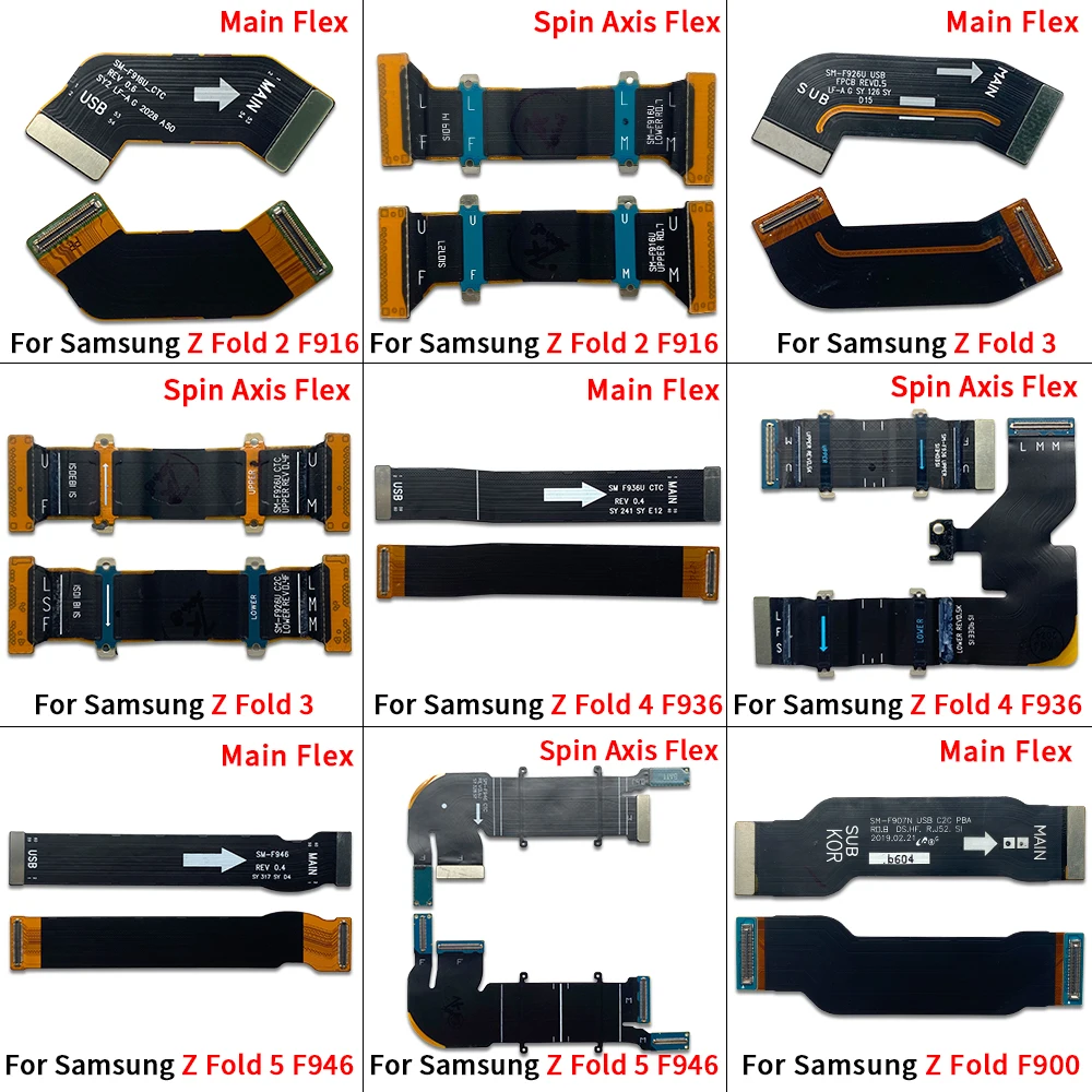 Premium Spin Axis Flex Cable for Samsung Main Board Connection and LCD Display