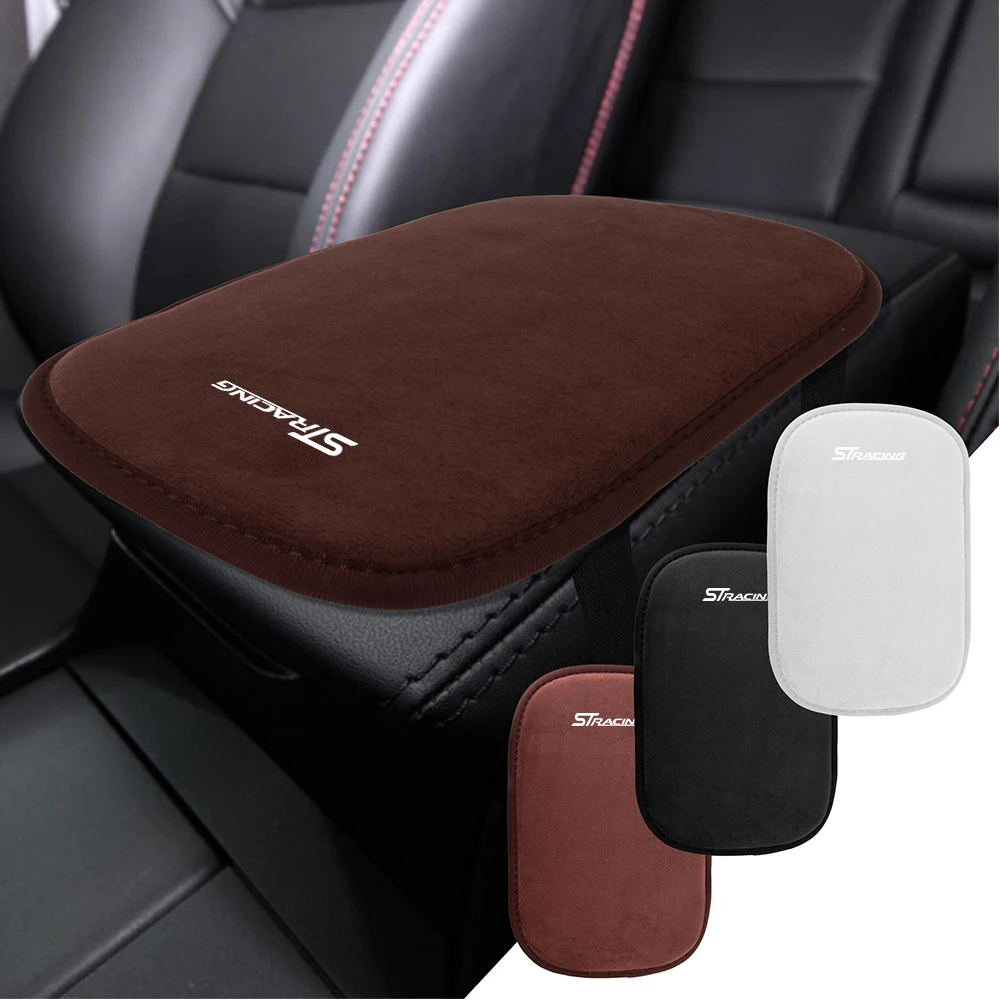 Auto-Armlehnenmatte Mittelkonsole Weiche Polster Armlehnen-Schutzkissen Innenraum-Zubehör für Ford Focus 2 Fiesta Mondeo Falcon – Detail 8