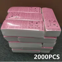 Wholesale 500/1000/2000PCS High Quality Nonwoven Body Cloth Hair Remove Wax Paper Rolls Hair Removal Epilator Wax Strip Paper 2# 1