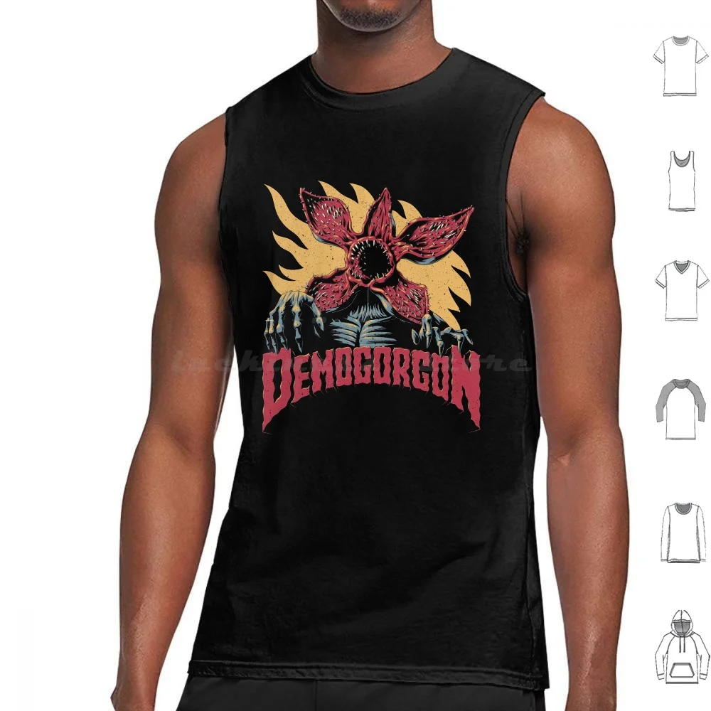 thumbnail image 1 of Demogorgon Tank Tops Vest Sleeveless Demogorgon Eleven Netflix Dustin Stranger Mike Things Lucas Upside Down 80S Tv Horror, 1 of 5