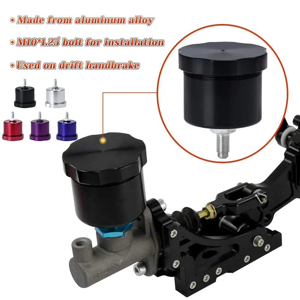 For Fluid Reservoir E-brake M10*1.25 Auto Parts Aluminum Racing Car Hydraulic Drift Rally Handbrake Oil Tank