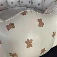 Ours pliable gonflable piscine pétale forme PVC bébé balle fosse clôture Olive Style coréen jouer eau baignoire enfant 3